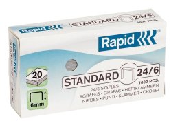 Grapas Rapid Standard 24/6 Galvanizadas 1000ud/Caja