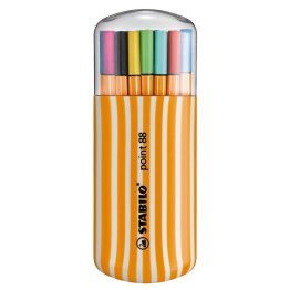 Rotulador Punta Fibra Stabilo Point-88 Zebrui Estuche /20 ud.