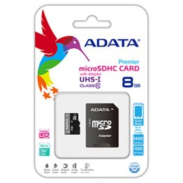 Tarjeta memoria Adata Micro SDHC 8 Gb