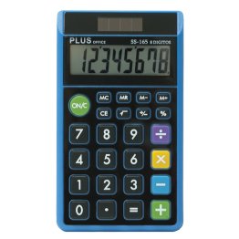 Calculadora Plus Office SS 165 Negro/Azul