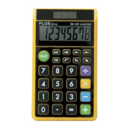 Calculadora Plus Office SS 165 Negro/Naranja