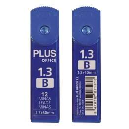 Minas Plus Office 1,3 mm. B Estuche 12 Minas