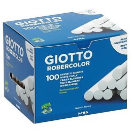 Tizas Blancas Giotto Robercolor Caja 100 unidades