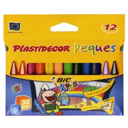 Ceras Plásticas Bic Plastidecor Kids 12 Colores