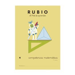 Cuaderno Rubio Competencia Matemática 4 A4