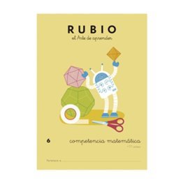 Cuaderno Rubio Competencia Matemática 6 A4