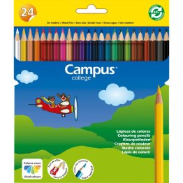 Lápices de Colores Campus College 24 Colores