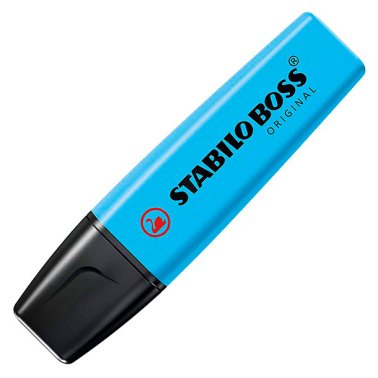 Rotulador Fluorescente Stabilo Boss Azul