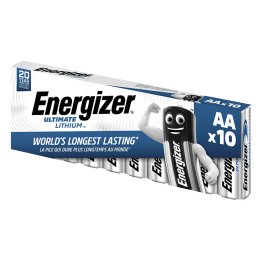 Pilas Energizer Ultimate Lithium AA /10 ud